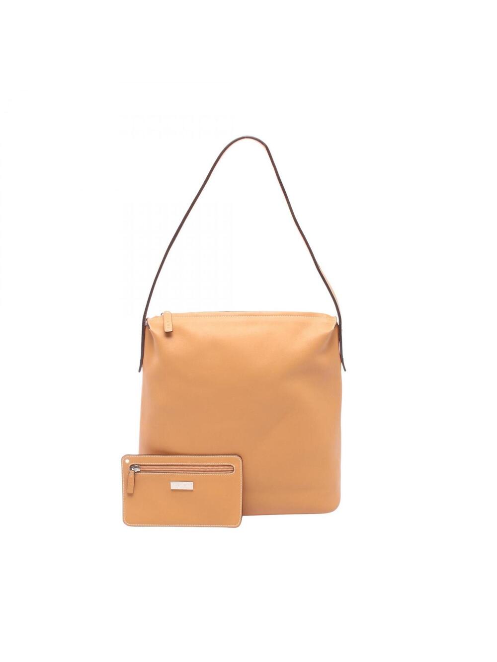 Loewe Shoulder Hand Bag Leather Beige #368983L52B